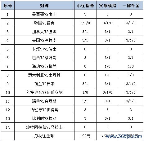 投注政策